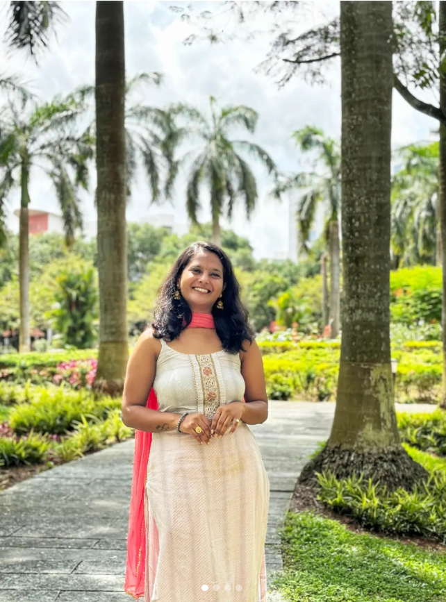 Riya in garden